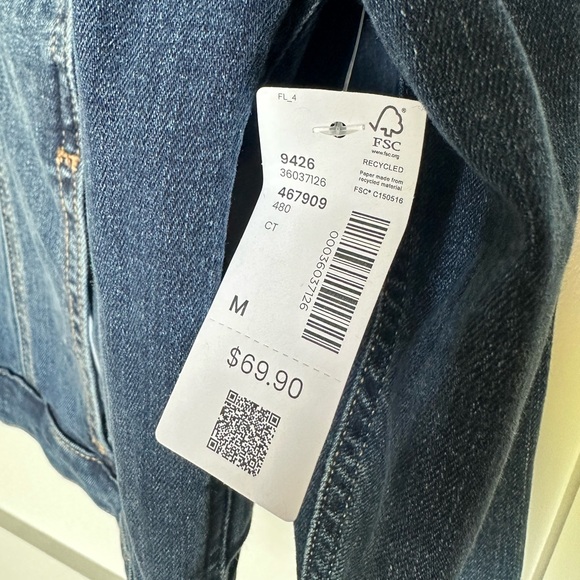 NWT Reitman’s Stretch Blue Jean Jacket - Picture 3 of 5